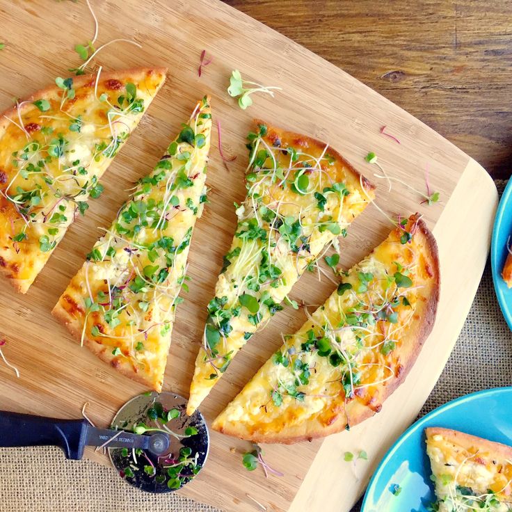 Arugula Microgreen Pizza